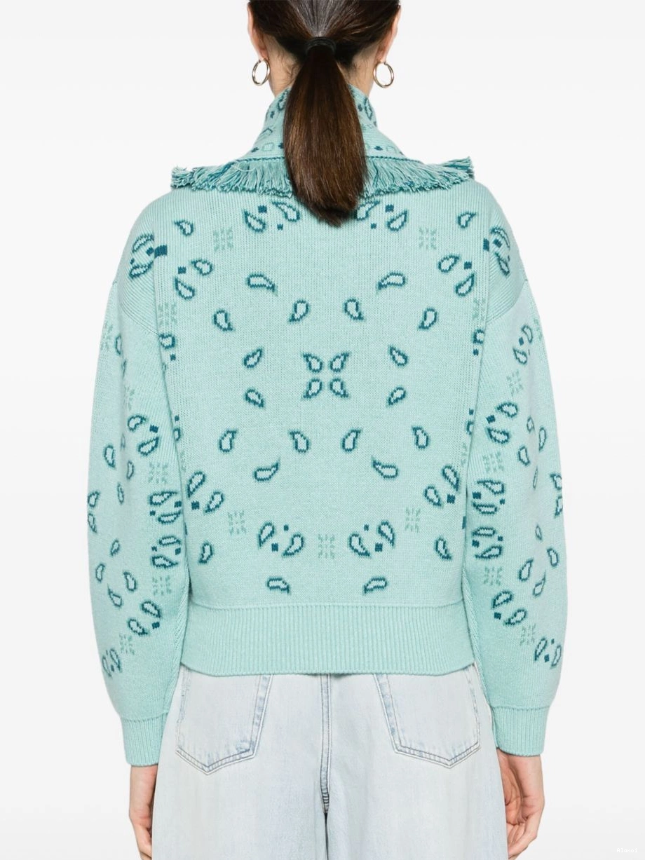 Cheap bomber bandana-jacquard Women cardigan Alanui 0421